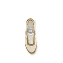 Beige Goatskin Athletic Sneakers