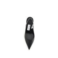 Black Calf Leather Bos Taurus Platform Pumps
