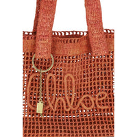 Multicolor Raffia Shoulder Bag