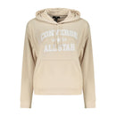 Beige Cotton Women's Hoodie