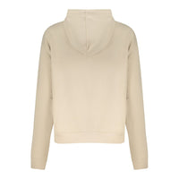 Beige Cotton Women's Hoodie