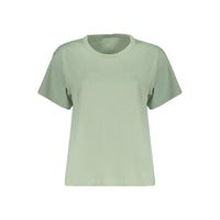 Green Cotton Women's T-Shirt