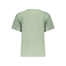 Green Cotton Women's T-Shirt