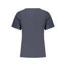 Blue Cotton Women's T-Shirt