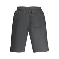 Black Cotton Men's Sweatpants