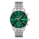 Gray Stainless Steel Dress Watch