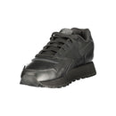 Black Polyurethane Men's Sneaker