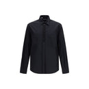 Black Cotton Dress Shirt