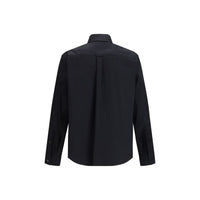 Black Cotton Dress Shirt