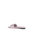 Multicolor Calf Leather Bos Taurus Flat Sandals