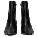 Black Leather Ankle Boots