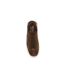 Brown Calf Leather Bos Taurus Low Top Sneakers