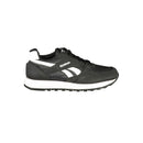 Black Polyester Womens Sneaker