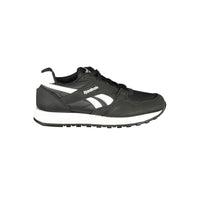 Black Polyester Womens Sneaker