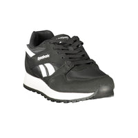 Black Polyester Womens Sneaker
