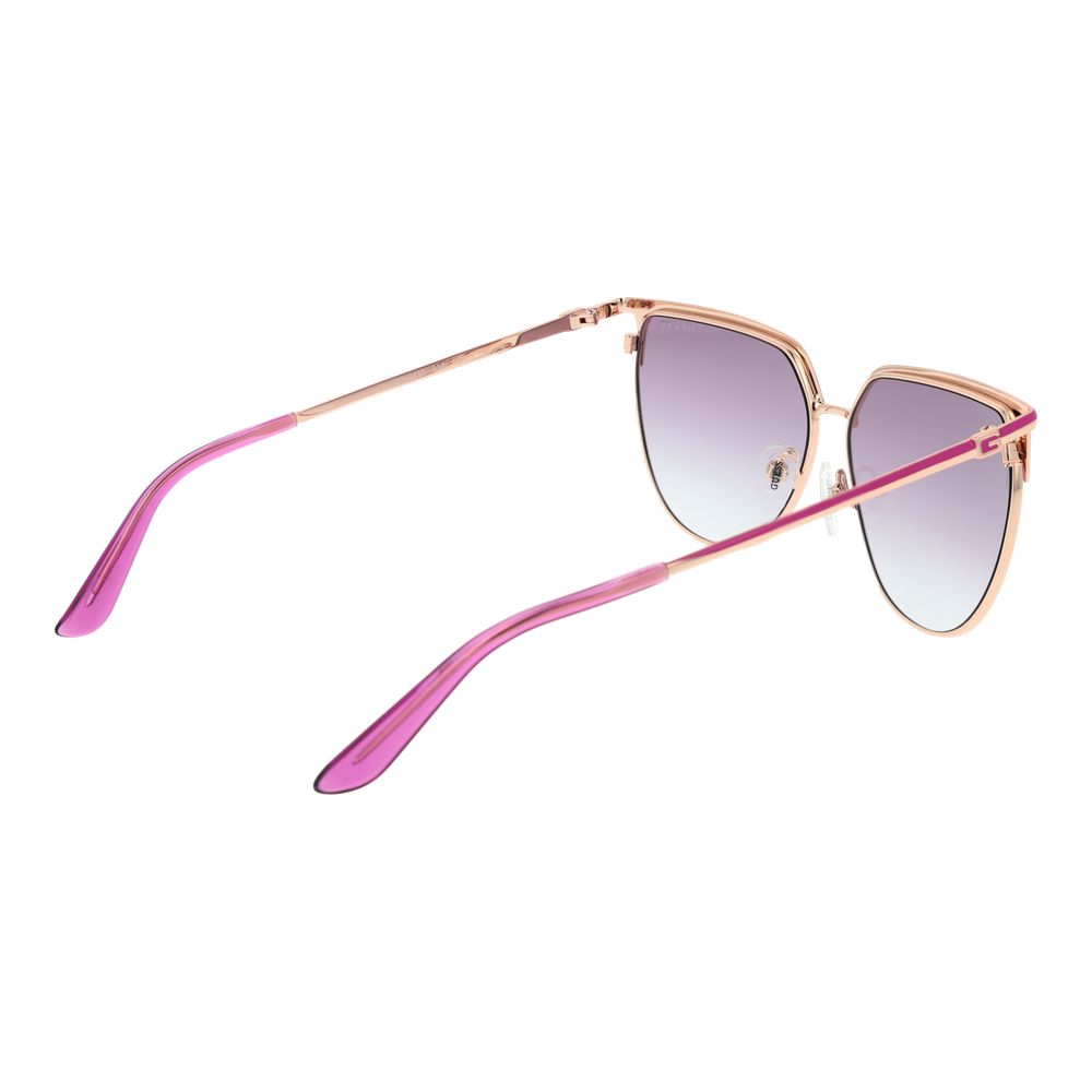 Rose Gold Metal Sunglasses