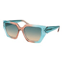 Turquoise Plastic Sunglasses