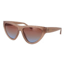 Beige Plastic Sunglasses
