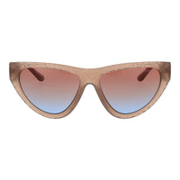 Beige Plastic Sunglasses