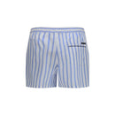 Blue Cotton Bermuda Shorts