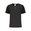 Black Cotton Womens T-Shirt