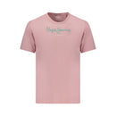 Pink Cotton Men's T-Shirt