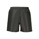 Black Polyester Men's Short