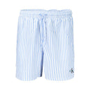 Blue Polyester Men's Swimwear