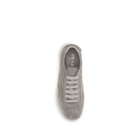 Beige Calf Leather Bos Taurus Athletic Sneakers