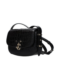 Black Leather Crossbody Bag