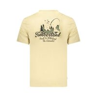 Beige Cotton Men's T-Shirt