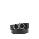 Black Calf Leather Bos Taurus Belt