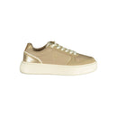 Beige Polyurethane Women's Sneaker