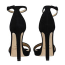 Black Leather Platform Sandals