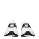 White Fabric Athletic Sneakers