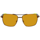 Brown Metal Sunglasses