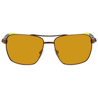 Brown Metal Sunglasses
