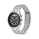 Gray Stainless Steel Dress Watch