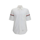 White Cotton Shortsleeve Shirt