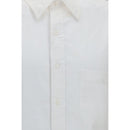 White Cotton Shortsleeve Shirt