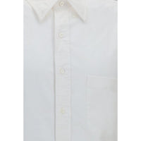 White Cotton Shortsleeve Shirt
