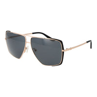 Rose Gold Metal Sunglasses