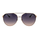 Rose Gold Metal Sunglasses