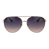 Rose Gold Metal Sunglasses