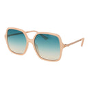 Beige Plastic Sunglasses