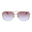 Rose Gold Metal Sunglasses