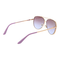 Rose Gold Metal Sunglasses