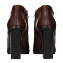 Brown Leather Ankle Boots