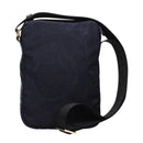 Blue Fabric Crossbody Bag