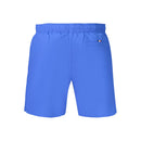 Blue Polyester Men's Shorts